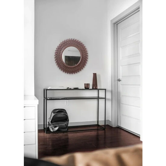 Camden Isle Stamford 22" X 22" Casual Round Classic Accent Mirror Lighting & Mirrors Bronze 5 Camden Isle Stamford 22" X 22" Casual Round Classic Accent Mirror Lighting & Mirrors Bronze - Image 5