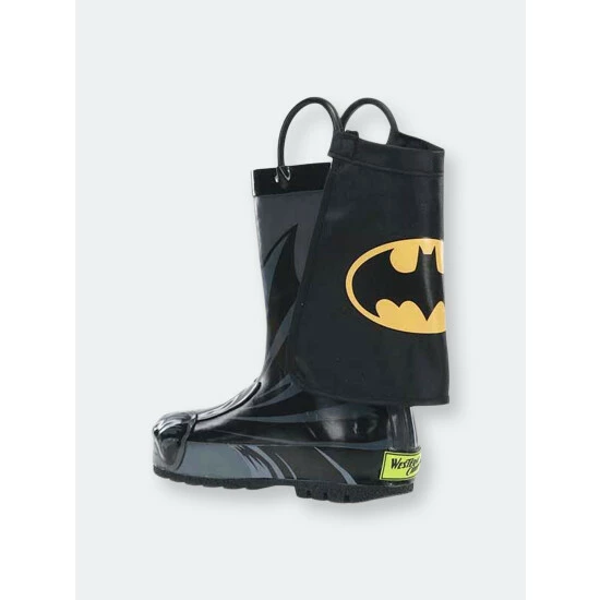Western Chief Kids Batman Everlasting Rain Boot Apparel Black 6 Western Chief Kids Batman Everlasting Rain Boot Apparel Black - Image 6