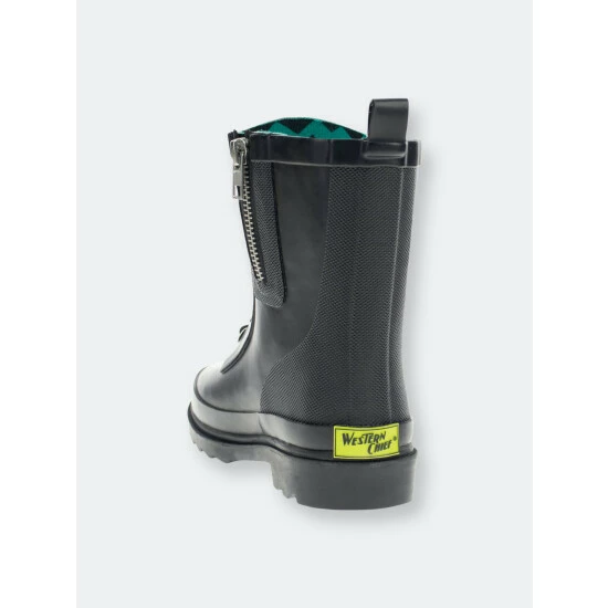 Western Chief Kids Combat Rain Boot Apparel Black 3 Western Chief Kids Combat Rain Boot Apparel Black - Image 3