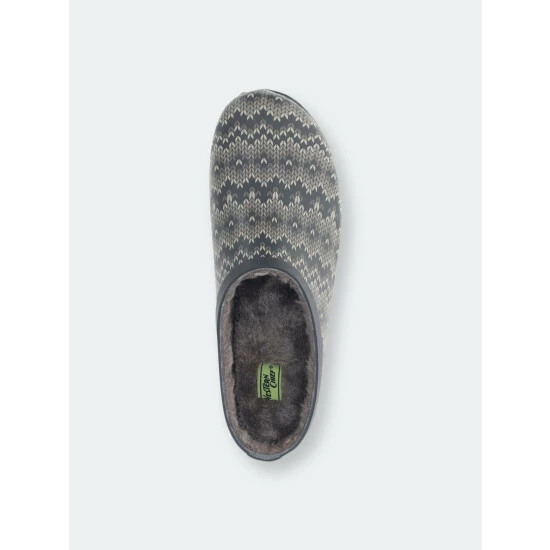 Western Chief Women's Fair Isle Clog Mules & Slides Taupe 7 Western Chief Women's Fair Isle Clog Mules & Slides Taupe - Image 7