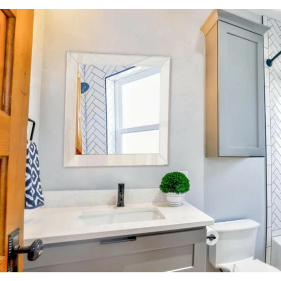 Camden Isle Dartmouth 19.5 In. X 19.5 In. Casual Square Classic Accent Mirror Lighting & Mirrors - Image 5