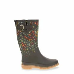 Western Chief Women&apos;s Falling Petals Tall Boot Boots Olive