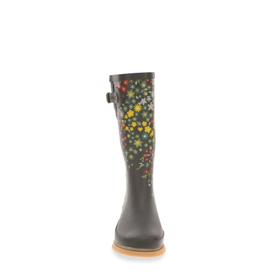 Western Chief Women's Falling Petals Tall Boot Boots Olive 4 Western Chief Women's Falling Petals Tall Boot Boots Olive - Image 4