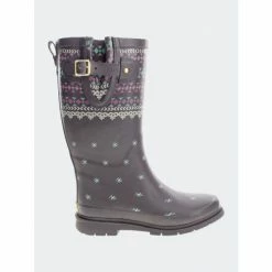 Western Chief Women's Doily Pop Tall Rain Boot - Brown Boots
