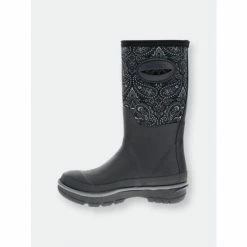 Western Chief Women's Bandana Neoprene Mid Boot - Black Boots 13 Western Chief Women's Bandana Neoprene Mid Boot - Black Boots -Western Chief shop unnamed file 1108