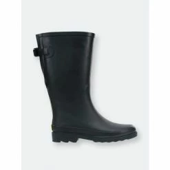 Western Chief Women&apos;s Solid Vari-Fit Tall Rain Boot Boots Black