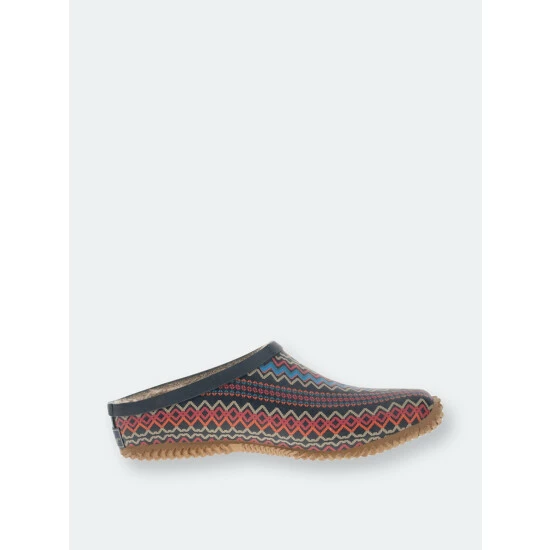 Western Chief Women's Country Stripe Clog - Gray Shoes