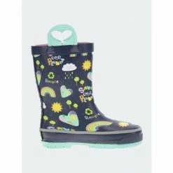 Western Chief Kids Save Our Planet Rain Boot Apparel Navy
