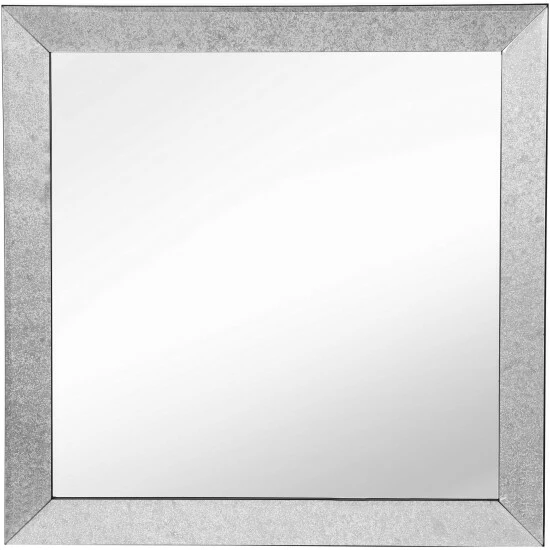 Camden Isle Bristol 24 In. X 24 In. Casual Square Classic Accent Mirror Lighting & Mirrors Gray 1 Camden Isle Bristol 24 In. X 24 In. Casual Square Classic Accent Mirror Lighting & Mirrors Gray