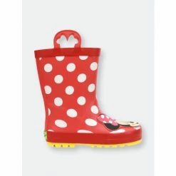 Western Chief Kids Minnie Mouse Rain Boots Apparel Red