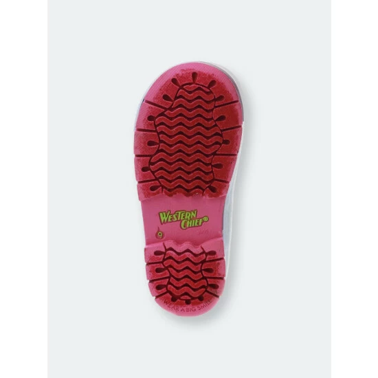 Western Chief Kids Tie Dye Rain Boot - Fuschia Apparel Fuchsia - Image 7