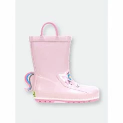 Western Chief Kids Unity Unicorn Rain Boot Apparel Soft Rose