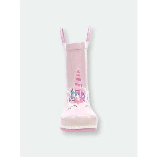 Western Chief Kids Unity Unicorn Rain Boot Apparel Soft Rose - Image 3