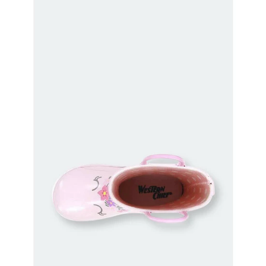 Western Chief Kids Unity Unicorn Rain Boot Apparel Soft Rose - Image 7