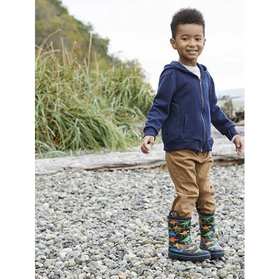Western Chief Kids Dino World Rain Boots Apparel Black 8 Western Chief Kids Dino World Rain Boots Apparel Black - Image 8