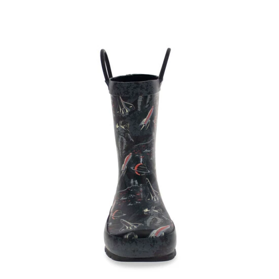 Western Chief Kids Space Tour Rain Boot Shoes Charcoal 5 Western Chief Kids Space Tour Rain Boot Shoes Charcoal - Image 5