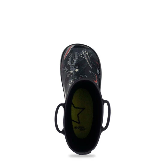 Western Chief Kids Space Tour Rain Boot Shoes Charcoal 7 Western Chief Kids Space Tour Rain Boot Shoes Charcoal - Image 7