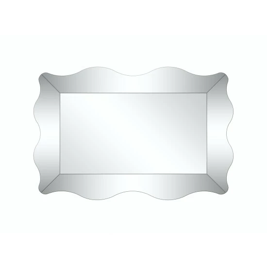 Camden Isle Antonella 23.625" X 35.375" Casual Irregular Framed Classic Accent Mirror Lighting & Mirrors Clear - Image 3