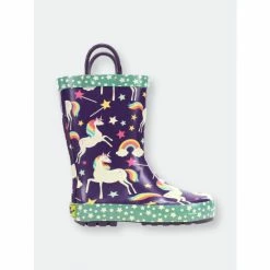 Western Chief Kids Unicorn Dreams Rain Boot Apparel Purple