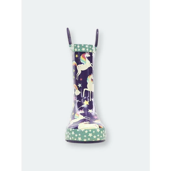 Western Chief Kids Unicorn Dreams Rain Boot Apparel Purple - Image 3