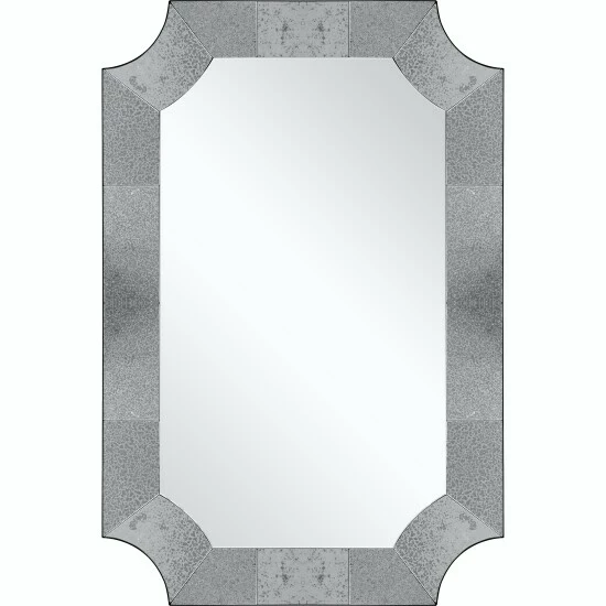 Camden Isle Templar 23.625" X 35.375" Casual Irregular Framed Classic Accent Mirror Lighting & Mirrors Gray 1 Camden Isle Templar 23.625" X 35.375" Casual Irregular Framed Classic Accent Mirror Lighting & Mirrors Gray
