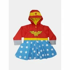 Western Chief Kids Wonder Woman Rain Coat Apparel Red