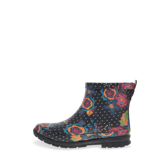 Western Chief Women's Boho Bloom Shorty Chelsea Boot Boots Black - Image 5