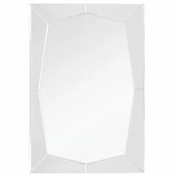Camden Isle Queen Casual Rectangle Classic Accent Mirror Lighting & Mirrors Clear