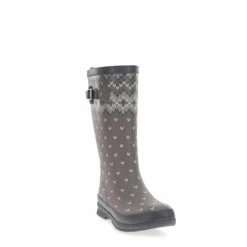 Western Chief Women's Fair Isle Tall Rain Boot - Taupe Boots