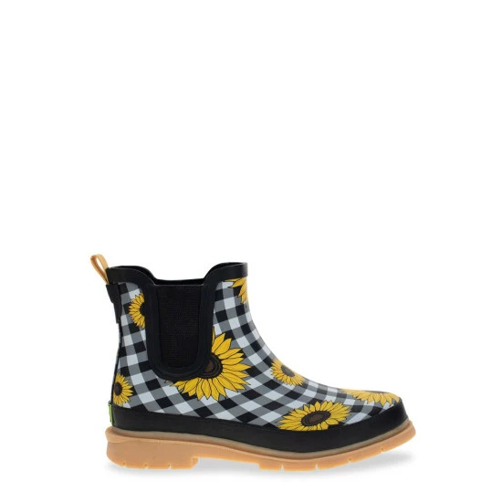Western Chief Women's Sunny Flowers Chelsea Boot Boots Black 1 Western Chief Women's Sunny Flowers Chelsea Boot Boots Black