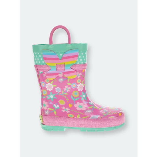 Western Chief Kids Flutter Rain Boot - Pink Boots