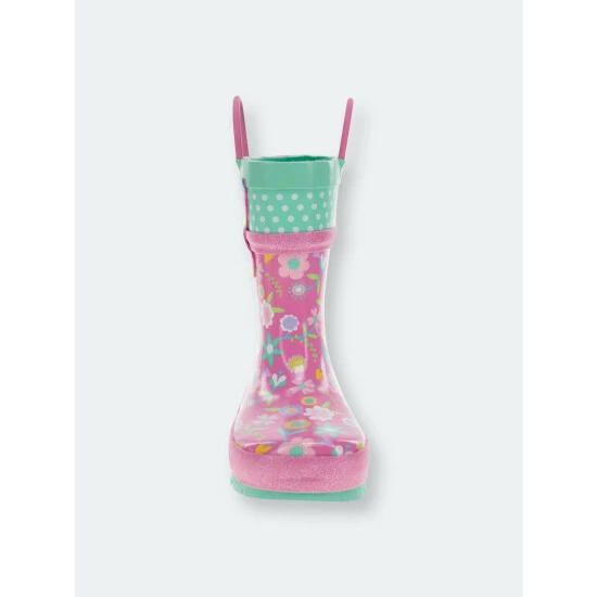 Western Chief Kids Flutter Rain Boot - Pink Boots - Image 4