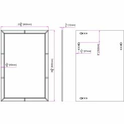 Camden Isle Divvy 24 In. X 36 In. Casual Rectangle Framed Classic Accent Mirror Lighting & Mirrors 8 Camden Isle Divvy 24 In. X 36 In. Casual Rectangle Framed Classic Accent Mirror Lighting & Mirrors -Western Chief shop unnamed file 166