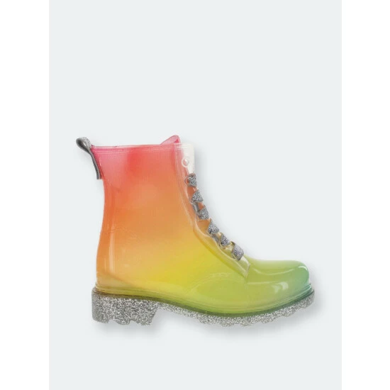 Western Chief Kids Glitter Combat Boot Apparel Multi 1 Western Chief Kids Glitter Combat Boot Apparel Multi