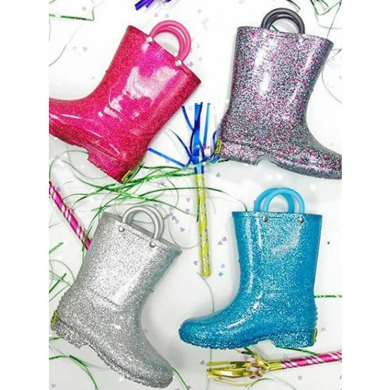 Western Chief Kids Glitter Rain Boots Apparel Multi 9 Western Chief Kids Glitter Rain Boots Apparel Multi - Image 9