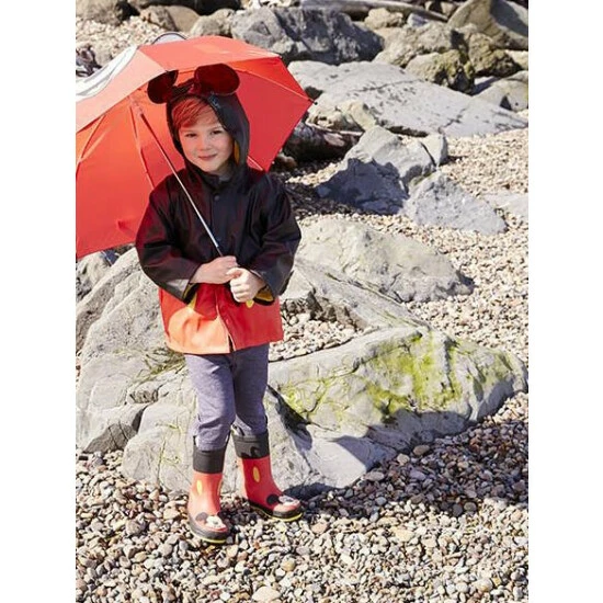 Western Chief Kids Mickey Mouse Rain Coat Apparel Red 3 Western Chief Kids Mickey Mouse Rain Coat Apparel Red - Image 3