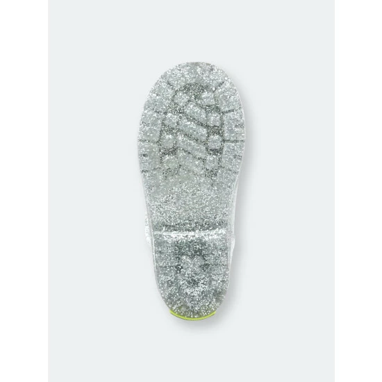 Western Chief Kids Glitter Rain Boots Apparel Silver - Image 7