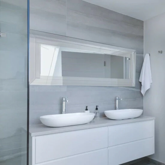 Camden Isle Lincoln 16" X 48" Casual Rectangle Classic Accent Mirror Lighting & Mirrors Clear 4 Camden Isle Lincoln 16" X 48" Casual Rectangle Classic Accent Mirror Lighting & Mirrors Clear - Image 4