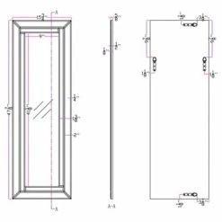 Camden Isle Lincoln 16" X 48" Casual Rectangle Classic Accent Mirror Lighting & Mirrors Clear 9 Camden Isle Lincoln 16" X 48" Casual Rectangle Classic Accent Mirror Lighting & Mirrors Clear -Western Chief shop unnamed file 187