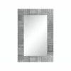 Camden Isle Columbia 23.625 In. X 35.375 In. Casual Rectangle Framed Classic Accent Mirror Lighting & Mirrors Gray