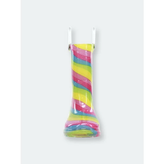 Western Chief Kids Rainbow Lighted Rain Boot Apparel Multi 3 Western Chief Kids Rainbow Lighted Rain Boot Apparel Multi - Image 3