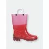 Western Chief Kids Ombre Sparkle Lighted Rain Boot Apparel Pink
