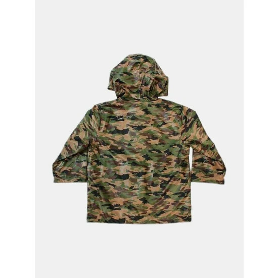 Western Chief Kids Camo Rain Coat Apparel Green 2 Western Chief Kids Camo Rain Coat Apparel Green - Image 2