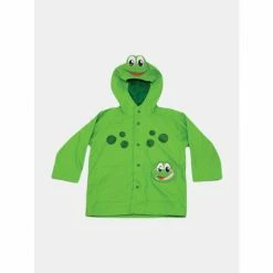 Western Chief Kids Frog Rain Coat Apparel Green