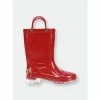 Western Chief Kids PVC Lighted Rain Boot - Red Apparel