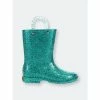 Western Chief Kids Glitter Rain Boots Apparel Mint