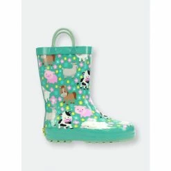 Western Chief Kids Farm Cutie Rain Boot - Sky Blue Apparel