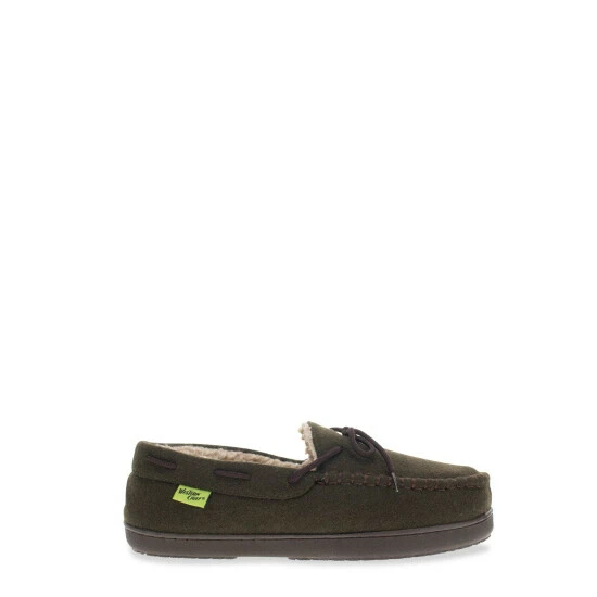 Western Chief Men's Moc Slipper - Olive Slippers 1 Western Chief Men's Moc Slipper - Olive Slippers
