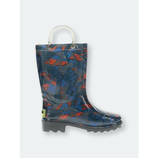 Western Chief Kids Lightning X Lighted Rain Boot Apparel Navy 1 Western Chief Kids Lightning X Lighted Rain Boot Apparel Navy
