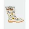 Western Chief Women&apos;s Rooster Rise Mid Rain Boot Booties Cream